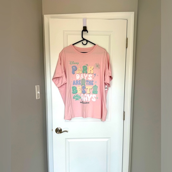 Disney Parks Icons Women's "Park Days Are The Best Days" Pink T-Shirt (2X) - Picture 6 of 16